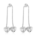 Sterling Silver Heart Dangle Earrings with Bolo 2 Grams - Sticky add to cart bar