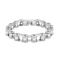 Bicycle Chain Design Bracelet in Stainless Steel (8.00 In) 64.90 Grams - Sticky add to cart bar