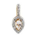 White Topaz Ear Cuff in Vermeil Yellow Gold Over Sterling Silver 0.40 ctw - Sticky add to cart bar
