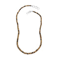 Schalenblende Round Shape Beaded Necklace 18 Inches in Platinum Over Sterling Silver 100.00 ctw - Sticky add to cart bar
