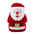 Red and White Velvet Santa Claus Shape Ring Box (1.85"x1.65"x2.64") - Sticky add to cart bar