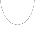 Sterling Silver 1.34mm Micro Paper Clip Chain Necklace (24 Inches) with Bolo Extender (2.75 g) - Sticky add to cart bar