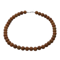 Utah Variscite 10mm Beaded Necklace 18 Inches in Sterling Silver 250.00 ctw