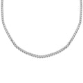 3.3mm Franco Box Necklace (24 Inches) in Stainless Steel , Tarnish-Free, Waterproof, Sweat Proof Jewelry - Sticky add to cart bar