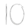 Austrian Crystal Hoop Earrings in Stainless Steel , Tarnish-Free, Waterproof, Sweat Proof Jewelry - Sticky add to cart bar