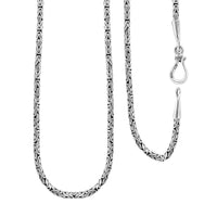 Bali Legacy Sterling Silver 2.5mm Borobudur Necklace 36 Inches 37 Grams