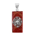 Coral Pendant in Sterling Silver - Sticky add to cart bar