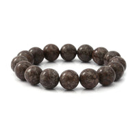 Black White Agate 12mm Beaded Stretch Bracelet 150.00