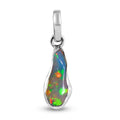 Artisan Crafted Rough Cut Ethiopian Welo Opal Pendant in Sterling Silver 3.10 ctw - Sticky add to cart bar