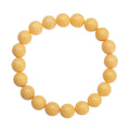 Honey Quartz Beaded Stretch Bracelet 154.50 ctw - Sticky add to cart bar