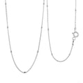 Italian Rhodium Over Sterling Silver 5mm Cube Chain (20 Inches) (1.60 g) - Sticky add to cart bar