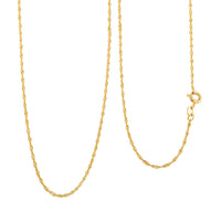 Italian Sterling Silver 5mm Singapore Chain Necklace (18 Inches) (1.20 g)