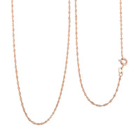 Italian Sterling Silver 5mm Singapore Chain Necklace (18 Inches) (1.20 g)