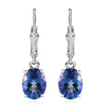 Brazilian Periwinkle Bloom Petalite Lever Back Earrings in Platinum Over Sterling Silver 2.75 ctw - Sticky add to cart bar