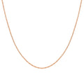7130462 Italian 14K Rose Gold Over Sterling Silver Diamond Cut Chain 24 Inches 2.50 Grams - Sticky add to cart bar