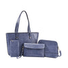 Vintage Blue Croco Emboss