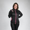 ISAAC MIZRAHI Black Zip-up Sport Jacket - L - Sticky add to cart bar