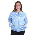 JUICY COUTURE Multi Color Floral Zip-up Jacket - XL - Sticky add to cart bar