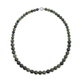 Canadian Natural Jade Beaded Necklace, Jade Beads Necklace, Rhodium Over Sterling Silver Necklace, Gradual Beads Necklace, 20 Inch Necklace 337.50 ctw - Sticky add to cart bar