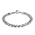 Curb Chain Bracelet in Stainless Steel (8.50 In) 20 Grams - Sticky add to cart bar