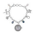 Eon 1962 Swiss Movement Mother Of Pearl and Freshwater Pearl Bracelet Watch in Sterling Silver (6.50-8.00In) (22 mm Case) - Sticky add to cart bar