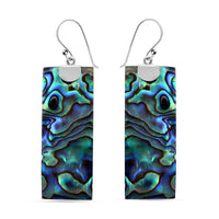 Mother Of Pearl Dangle Earrings in Sterling Silver