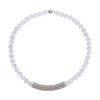 White Aurora Borealis Glass