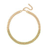 Green Austrian Crystal in Goldtone