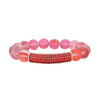 Red Aurora Borealis Glass