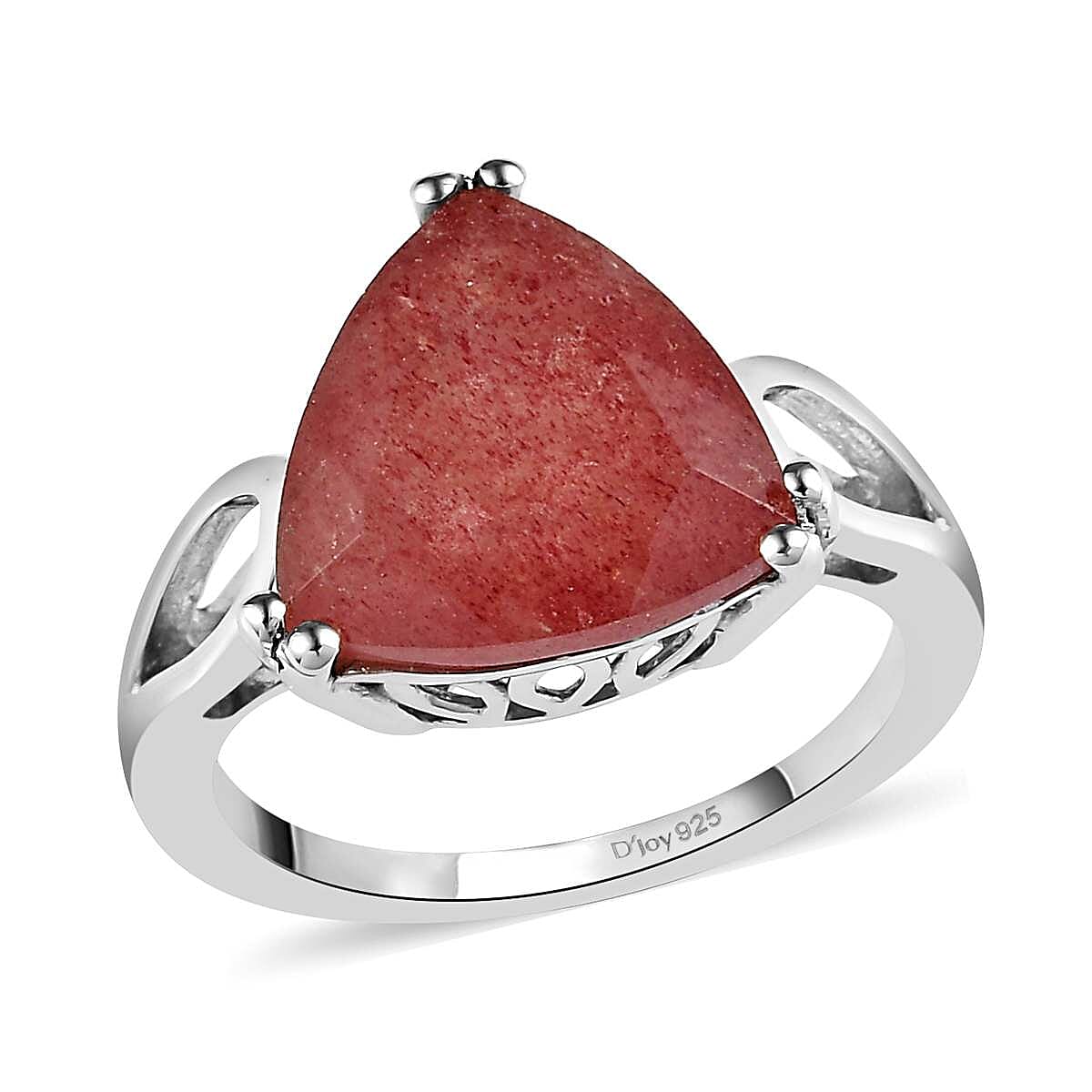 Natural Tanzanian Natronite Solitaire Ring in Platinum Over Sterling Silver (Size 10.0) 5.10 ctw