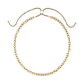 Cable Chain Necklace 18-29 Inches with Adjustable Ball in Stainless Steel - Sticky add to cart bar