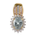 Iliana 18K Yellow Gold AAA Narsipatnam Alexandrite and G-H SI Diamond Pendant 1.40 ctw - Sticky add to cart bar