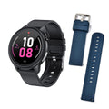 Soulsmart Multi functional Smart Watch with Set of 2 Black and Blue Silicone Strap - Sticky add to cart bar