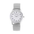 Strada Japanese Movement Stretch Bracelet Watch in Stainless Steel (36mm) (6.50-7.50Inches) - Sticky add to cart bar