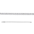 Simulated Diamond Tennis Bracelet in Silvertone (7.00 In) 27.70 ctw - Sticky add to cart bar