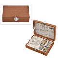 Black Velvet Jewelry Box with 6pcs Manicure Set (6.5"x4.7"x1.8") - Sticky add to cart bar