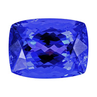 Certified 11.00 ctw Cushion Tanzanite Loose Gemstone – AAAA Grade, Free Size