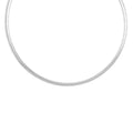 Italian Sterling Silver 4mm Omega Necklace 20 Inches 18.80 Grams - Sticky add to cart bar