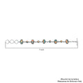 SANTA FE Style Kingman Turquoise Bracelet in Sterling Silver (7-8.0In) 9.50 Grams 4.00 ctw - Sticky add to cart bar