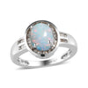 Ethiopian Welo Opal & Champagne Diamond