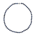 Natural Blue Spinel Beaded Necklace 20 Inches in Rhodium Over Sterling Silver 255.00 ctw - Sticky add to cart bar
