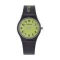Strada Japanese Movement Black Dial Watch with White Silicone Strap (44mm) (5.50-7.50Inches) - Sticky add to cart bar