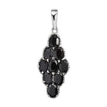 Doorbuster Amethyst Elongated Pendant in Stainless Steel 4.25 ctw - Sticky add to cart bar
