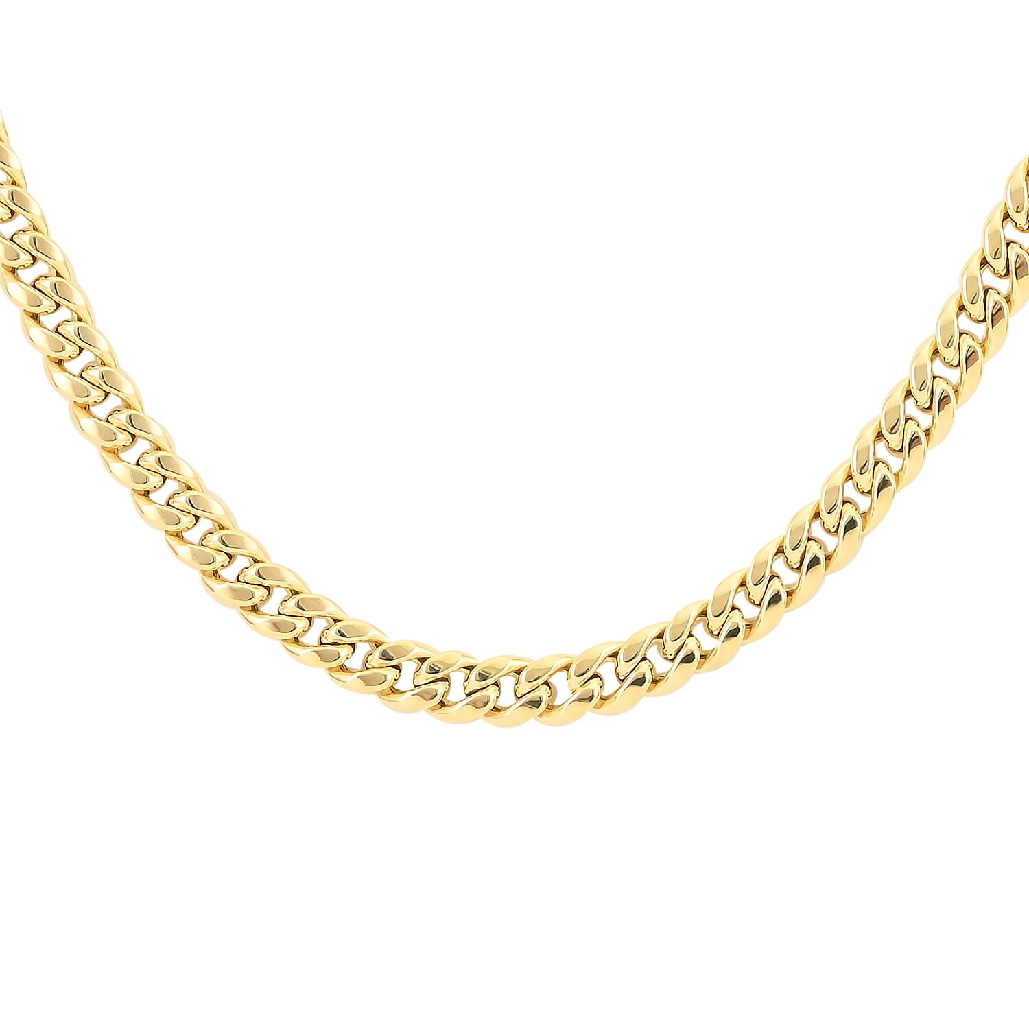 California Closeout Deal 10K Yellow Gold 3.5mm Miami Cuban Chain Necklace 20 Inches 4.20 Grams (Delivered in 7-10 Business Days)