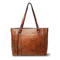 Rofozzi- Large Laptop Lugger Vegan Leather Tote Bag for Women (Eco-friendly) | Women's Designer Work Tote Bags | Ladies Purse - Sticky add to cart bar