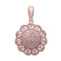 Natural Pink Diamond I3 Cocktail Pendant in Vermeil Rose Gold Over Sterling Silver 0.50 ctw - Sticky add to cart bar