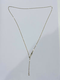 14K Yellow Gold Over Sterling Silver Chain Necklace (24 Inches)