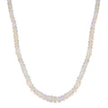 Ethiopian Welo Opal Beaded Necklace 18 Inches in Platinum Over Sterling Silver 67.25 ctw - Sticky add to cart bar