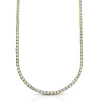 Simulated Diamond Necklace in Platinum Bond 18 Inches