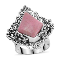 BALI LEGACY Norwegian Thulite Ring in Sterling Silver (Size 10.0) 10 Grams 10.00 ctw